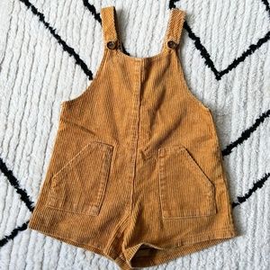 Zara, Corduroy Overall, Mustard, 18-24m